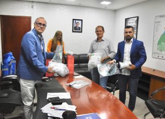 Governo recebe doação de equipamentos de proteção do grupo Afya para o enfrentamento da Covid-19