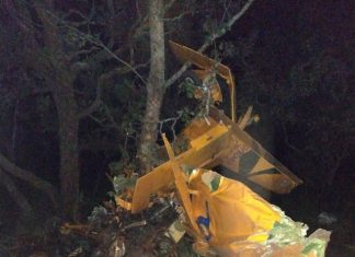Aeronave desaparecida é encontrada no topo de serra com corpo preso aos destroços