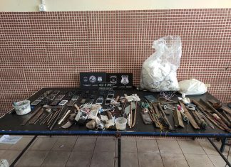 Sistema Penitenciário e Prisional realiza operação Lockdown e apreende materiais ilícitos na CPP de Palmas