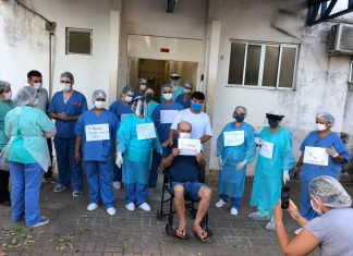 Hospital Regional de Araguaína celebra alta do primeiro paciente curado de Covid-19 na unidade
