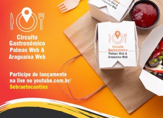 Sebrae e Abrasel realizam Live de lançamento do Circuito Gastronômico Palmas Web e Araguaína Web