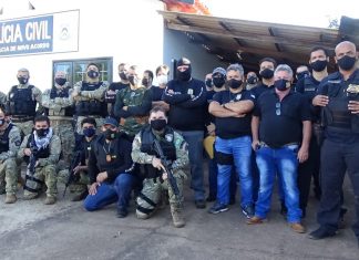 Operação contra a criminalidade cumpre oito mandados de busca e apreensão em Novo Acordo