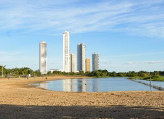 Análise de condições sanitárias atesta qualidade da água do Lago de Palmas, mas praias seguem fechadas devido à pandemia de Covid-19