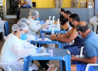 Caminhoneiros que cruzam Araguaína pela BR-153 continuam sendo testados para covid-19