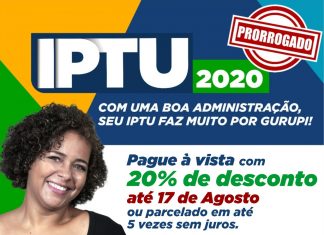 Devido à pandemia, prazo para o pagamento do IPTU é prorrogado por mais 60 dias