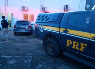 Polícia recupera carro de locadora durante ação de combate ao coronavírus na BR-235