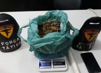 Jovem é presa após ser flagrada com sacola cheia de maconha na região sul de Palmas