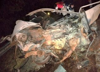 Colisão deixa vítima presa às ferragens em Figueirópolis