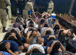 Em apoio às medidas de combate à Covid-19, Polícia Militar encerra festa com cerca de 140 pessoas em chácara na capital