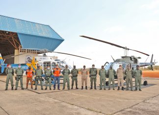 Mais um helicóptero passa a fiscalizar e combater incêndios florestais no Tocantins