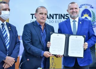 Governador Mauro Carlesse e ministro Onyx Lorenzoni assinam convênio de R$ 7,9 milhões para ampliar o Programa de Aquisição de Alimentos