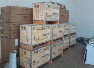 Secretaria Municipal da Saúde recebe mais 30 ventiladores mecânicos para UPAs Norte e Sul de Palmas