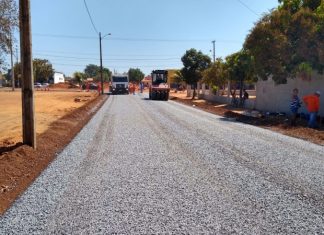 Outras ruas do Taquari são asfaltadas e moradores devem ficar atentos às orientações da Prefeitura