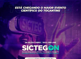 SICTEG ON: Maior evento de inovação científica do TO será realizado entre os dias 28 e 30 de outubro em Gurupi