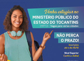 Últimos dias para estudantes concorrerem às 46 vagas de estágio ofertadas pelo MPTO; IEL inscreve até o dia 16/10