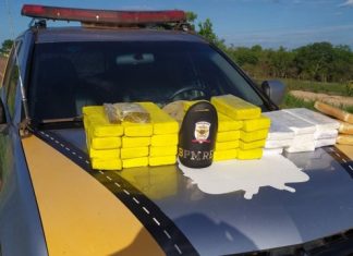 Motorista abandona carregamento de drogas em carro e foge durante abordagem da PM em rodovia