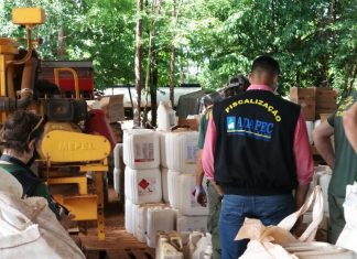 Órgãos de fiscalização concluem operação de combate ao uso e descarte irregular de agrotóxicos na região central do Estado