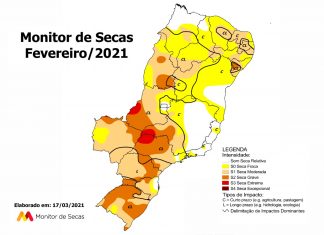 Governo do Tocantins divulga panorama do Monitor de Secas referente ao mês de fevereiro