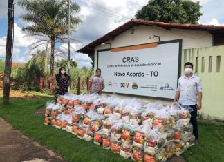 Governo do Tocantins entrega mais de 1 milhão de cestas básicas em um ano de pandemia