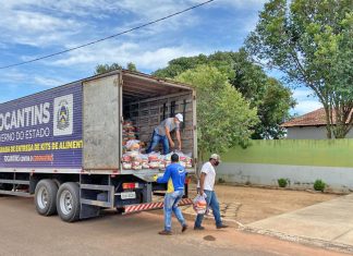 Governo do Tocantins atende famílias da região sul, Vale do Araguaia e Bico do Papagaio com entrega de cestas básicas