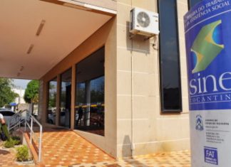 Sine Tocantins intermedeia 391 vagas nesta segunda-feira, 31