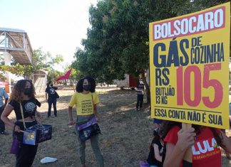 Manifestantes fazem ato em Palmas contra o governo Bolsonaro e prestam homenagem às vítimas da Covid