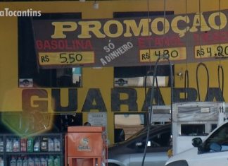 Preço da gasolina por R$ 5,50 gera fila em posto de combustível em Porto Nacional