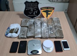 Polícia descobre esconderijo de quadrilha após flagrar adolescente transportando drogas em mototáxi