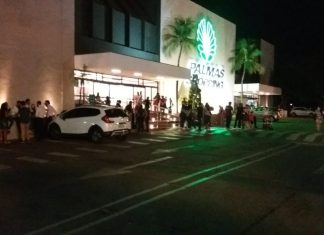 Princípio de incêndio em shopping no centro de Palmas provoca fumaça preta e chama atenção de motoristas