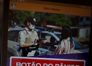 Aplicativo da PM tem ‘botão do pânico’ para mulheres que sofrem violência doméstica pedirem socorro no TO