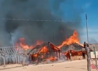 Ciclistas fazem campanha e arrecadam roupas para indígenas que perderam tudo após incêndio em aldeia
