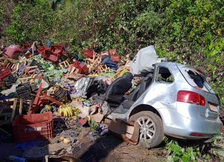 Acidente grave envolvendo carro e caminhão é registrado na TO-336