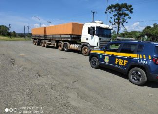 PRF prende caminhoneiro que estava foragido por tráfico de drogas em Paraíso