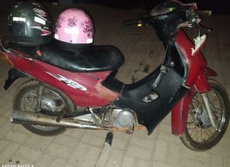 Suspeito de roubar mulheres é preso após cair de motocicleta enquanto fugia da polícia embriagado