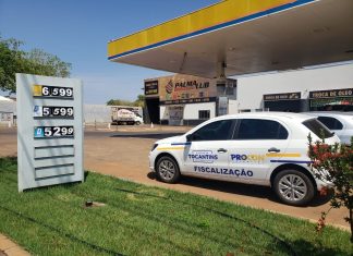 Posto de Palmas aumentou preço da gasolina em R$ 0,30 durante corrida por combustíveis, diz Procon