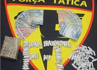 Casal de idosos é preso pela PM suspeito de tráfico de drogas
