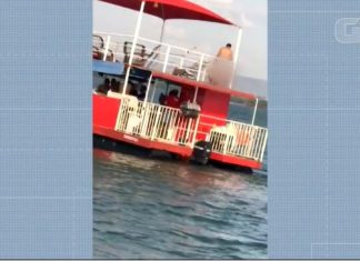 Casal faz sexo em flutuante no lago de Palmas e vídeo viraliza nas redes sociais
