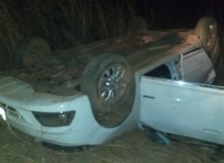 Capotamento na TO-365 deixa um morto e quatro feridos na região sul do estado