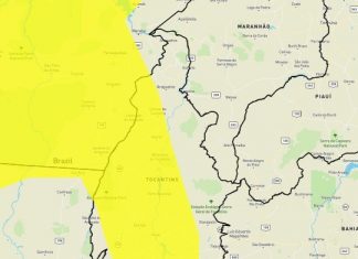 Meteorologia emite alerta de chuvas intensas e de tempestade para o Tocantins