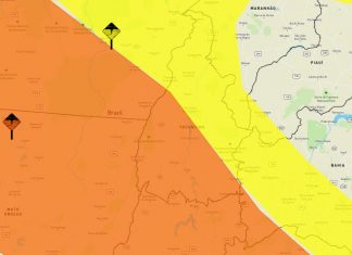 Tocantins tem alerta de tempestades em todas as regiões