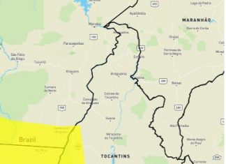 Cidades do Tocantins têm alerta de chuvas intensas até esta terça-feira (5)