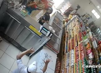 Criminosos armados invadem supermercado e rendem funcionários e cliente; VIDEO