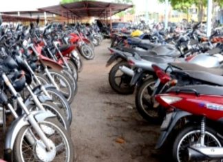 Mais de 500 motos e carros apreendidos são leiloados pelo Detran em Araguaína