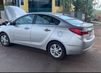 PRF recupera carro roubado no DF e prende suspeito de receptação na BR-153