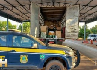 Apreensão de produtos sem nota fiscal pela PRF no Tocantins cresce 856% em 2021