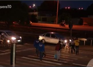 Travessia em rodovia é um risco para moradores na região sul de Palmas: ‘Medo de morrer aqui’