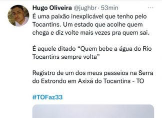 #Tofaz33: confira fotos e homenagens de internautas ao aniversário do Tocantins