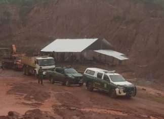Fiscais apreendem R$ 250 mil em materiais usados para extração de minérios em garimpos ilegais