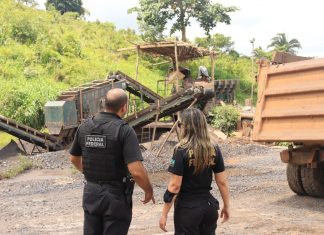 Operação contra mineração ilegal que ameaçava fornecimento de energia elétrica no país é realizada no Pará