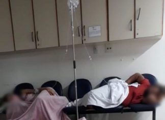 Pacientes são atendidos de forma improvisada no HGP: ‘jogam saco de lixo no chão e deitam’, diz acompanhante